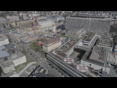 B-roll drone cité hospitalière