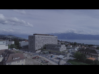 B-roll drone Agora CHUV BH