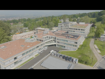 Vue drône nouveau bâtiment CERY