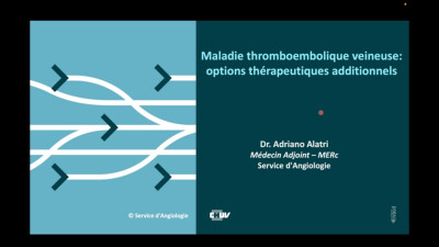 MTEV : options thérapeutiques additionnelles