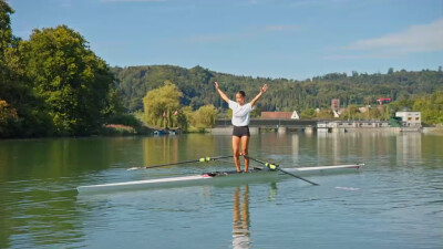 Rudern - Trainingsformen: Aufstehen im Boot